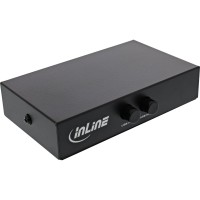InLine® USB 2.0 Umschalter manuell, USB-A Gerät an 2 Computer