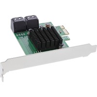 InLine® Schnittstellenkarte, 4x SATA 6Gb/s Controller, PCIe 2.0 (PCI-Express)
