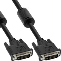 InLine® DVI-I Kabel, digital/analog, 24+5 Stecker / Stecker, Dual Link, 1,8m