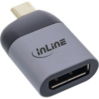 InLine® USB Display Konverter, USB Typ-C Stecker zu DisplayPort Buchse (DP Alt Mode), 8K@60Hz