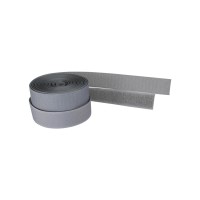 InLine® Kabelbinder, Klettverschlussband 2-teilig, 25mm, grau, 3m