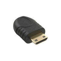 InLine® HDMI Adapter, Mini HDMI C Stecker auf Micro HDMI D Buchse, vergoldete Kontakte