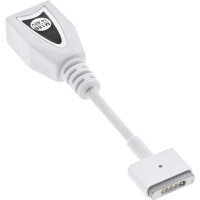 InLine® Wechselstecker M18B (14,85V), für Apple Magsafe2, für Universal Netzteil, 90W/120W, weiß